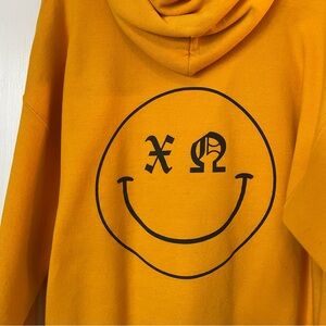 Chi Omega XO Smiley Face Sweatshirt/Hoodie